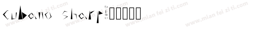 cubano sharp字体转换